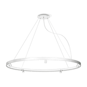 Suspension ronde 200 cm in white metal Arena - Panzeri - The Cool Republic