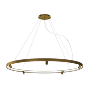 Suspension ronde 200 cm in metal bronze Arena - Panzeri - The Cool Republic