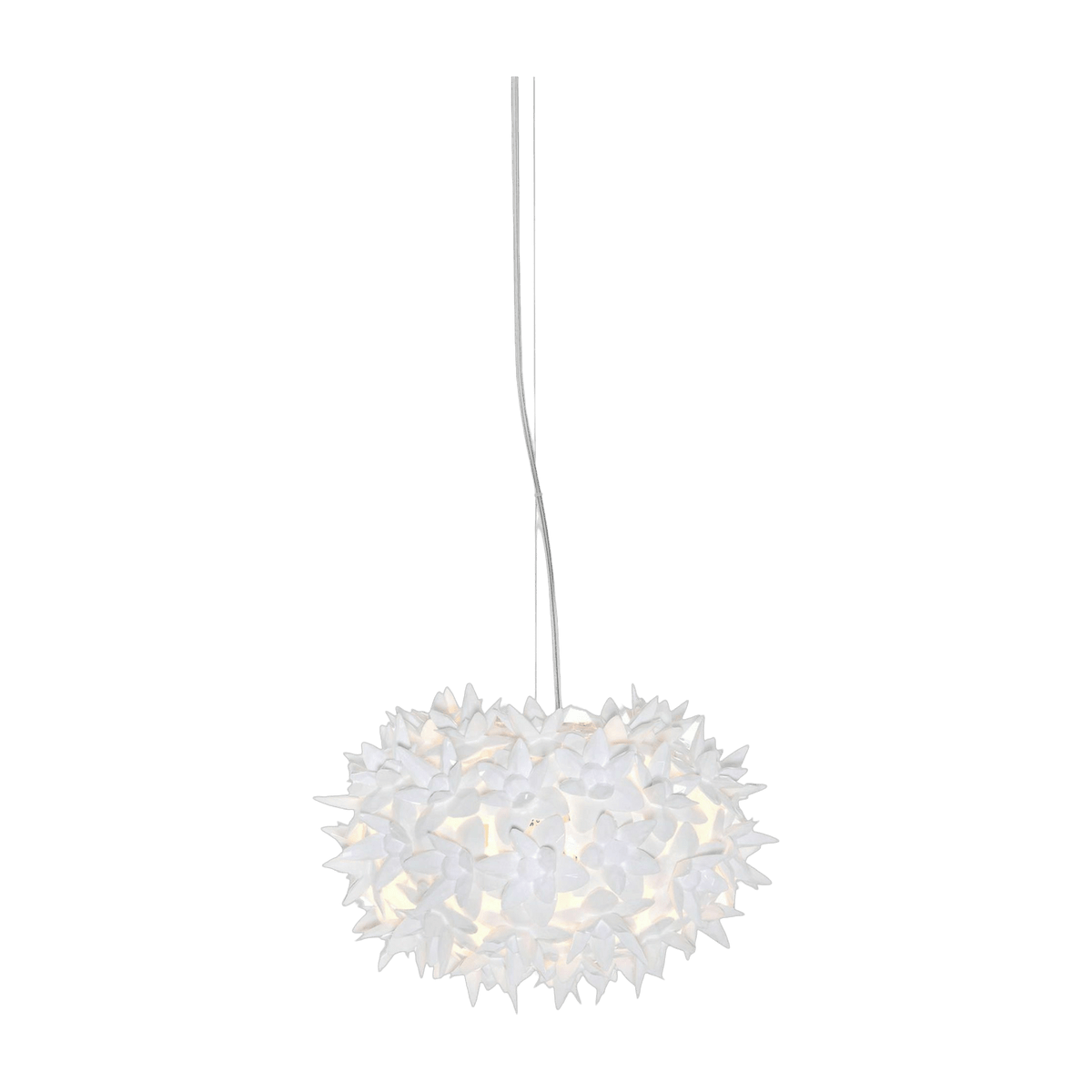 Suspension ronde cristale 28 x 19 cm Bloom - Kartell - The Cool Republic