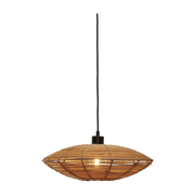 Suspension ronde en rotin naturel 40x10 cm Tanami - Good & Mojo - The Cool Republic