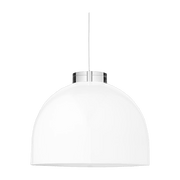Suspension ronde L verre et blanc Luceo - Aytm - The Cool Republic