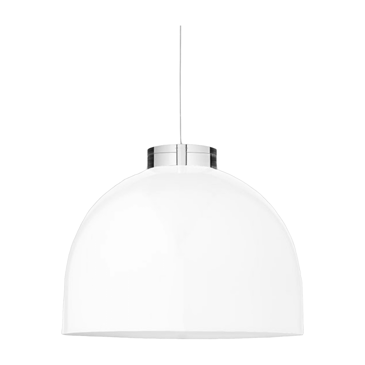 Suspension ronde L verre et blanc Luceo - Aytm - The Cool Republic