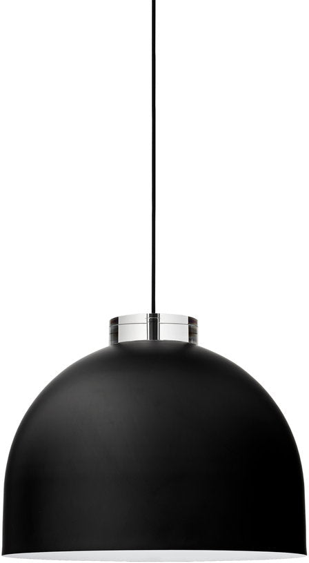Suspension ronde L verre et noir Luceo - Aytm - The Cool Republic