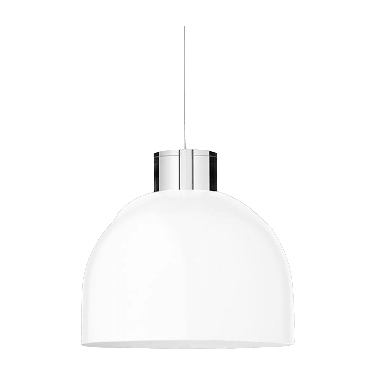 Suspension ronde S verre et blanc Luceo - Aytm - The Cool Republic