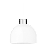 Suspension ronde S verre et blanc Luceo - Aytm - The Cool Republic