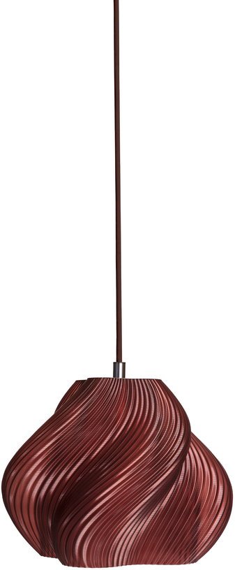 Suspension rouge cerise et chrome 20 cm Soft serve 01 - Crème atelier - The Cool Republic
