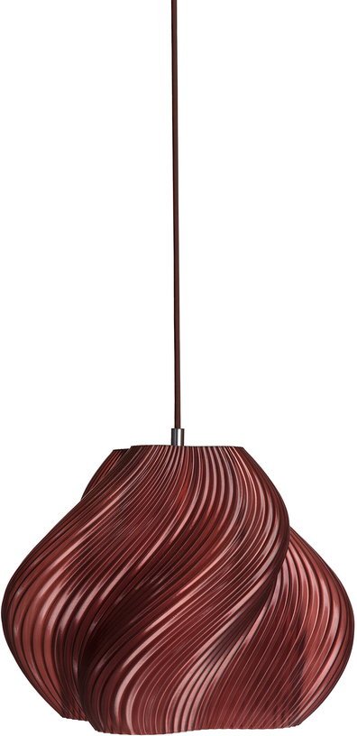 Suspension rouge cerise et chrome 25 cm Soft serve 02 - Crème atelier - The Cool Republic