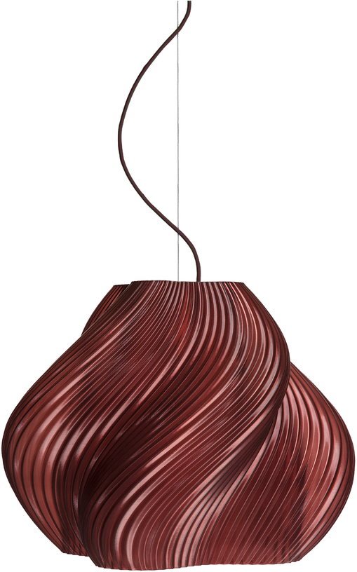 Suspension rouge cerise et chrome 48 cm Soft serve Mega - Crème atelier - The Cool Republic