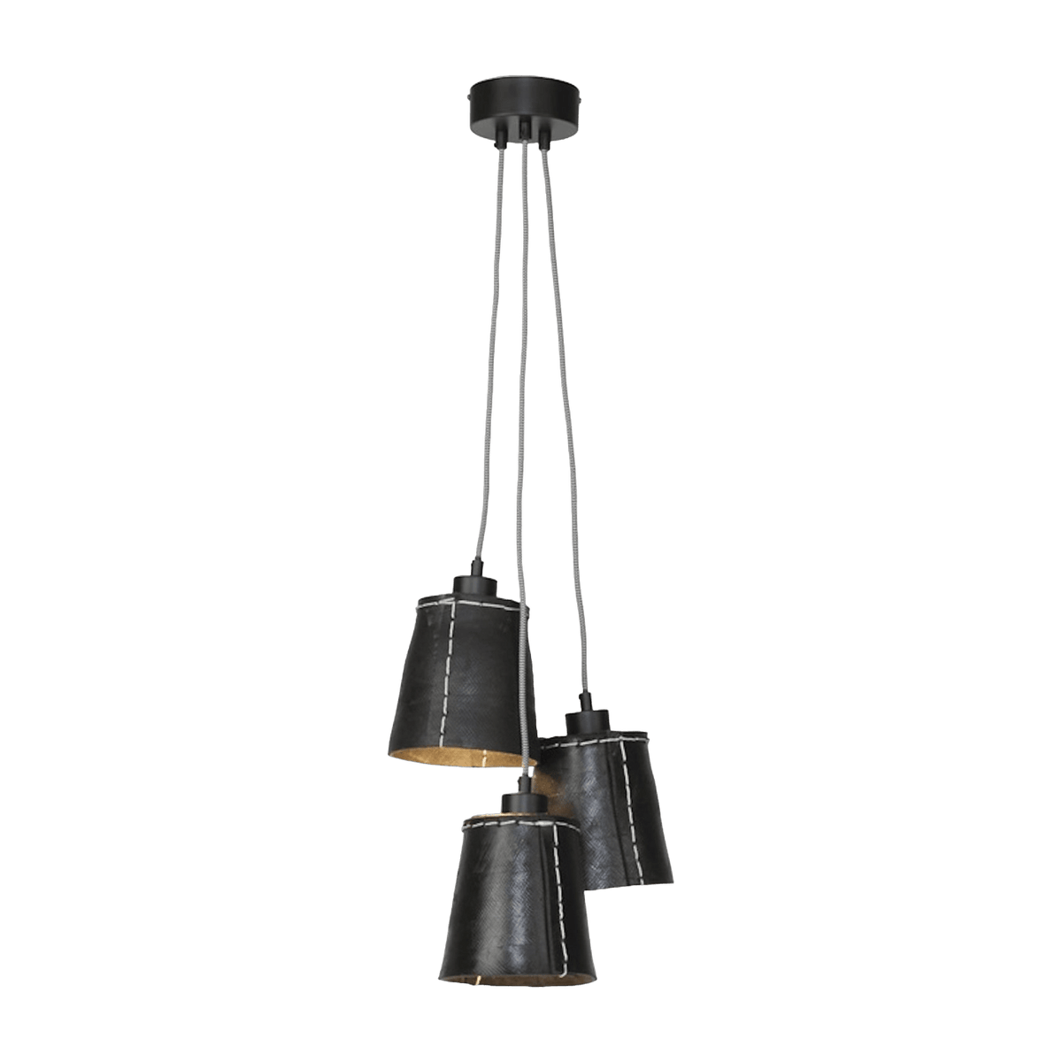 Suspension trio noire en pneu recyclé Amazon - Good & Mojo - The Cool Republic
