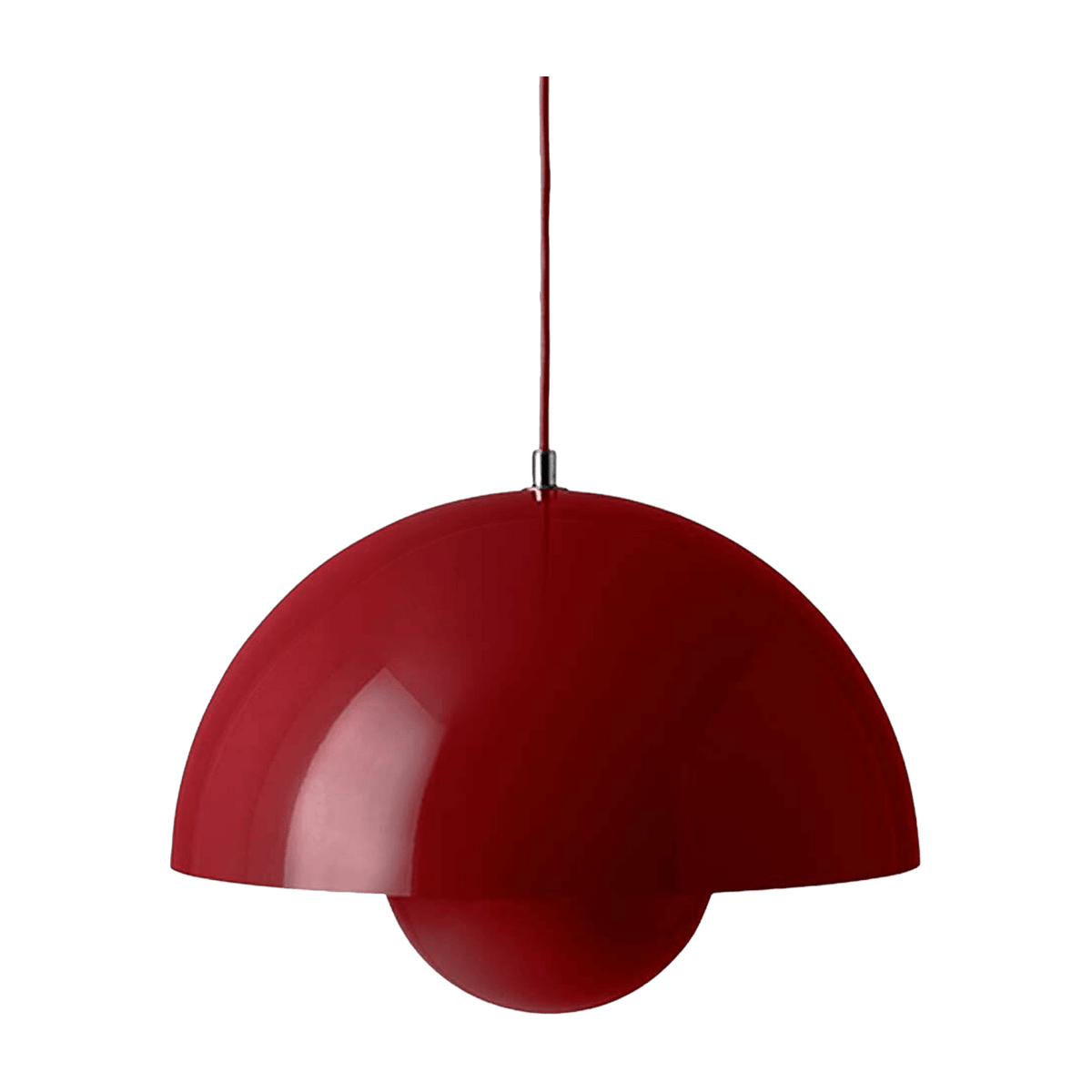 Suspension vermilion red Flowerpot VP1 - &tradition - The Cool Republic