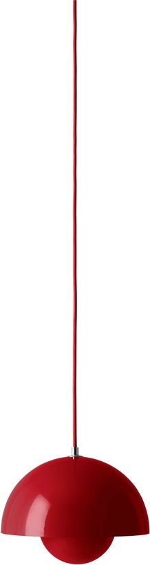 Suspension vermilion red Flowerpot VP1 - &tradition - The Cool Republic