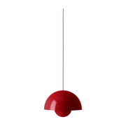 Suspension vermilion red Flowerpot VP2 - &tradition - The Cool Republic