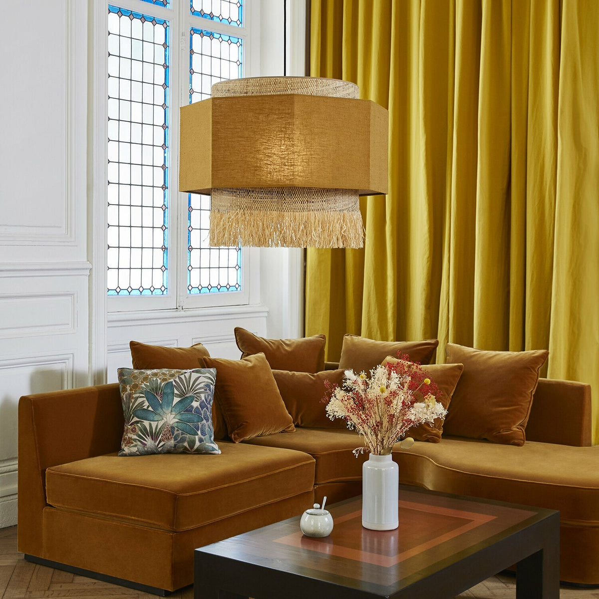Suspension xl jaune curry 190 x 60 cm Marrakech - Market set - The Cool Republic