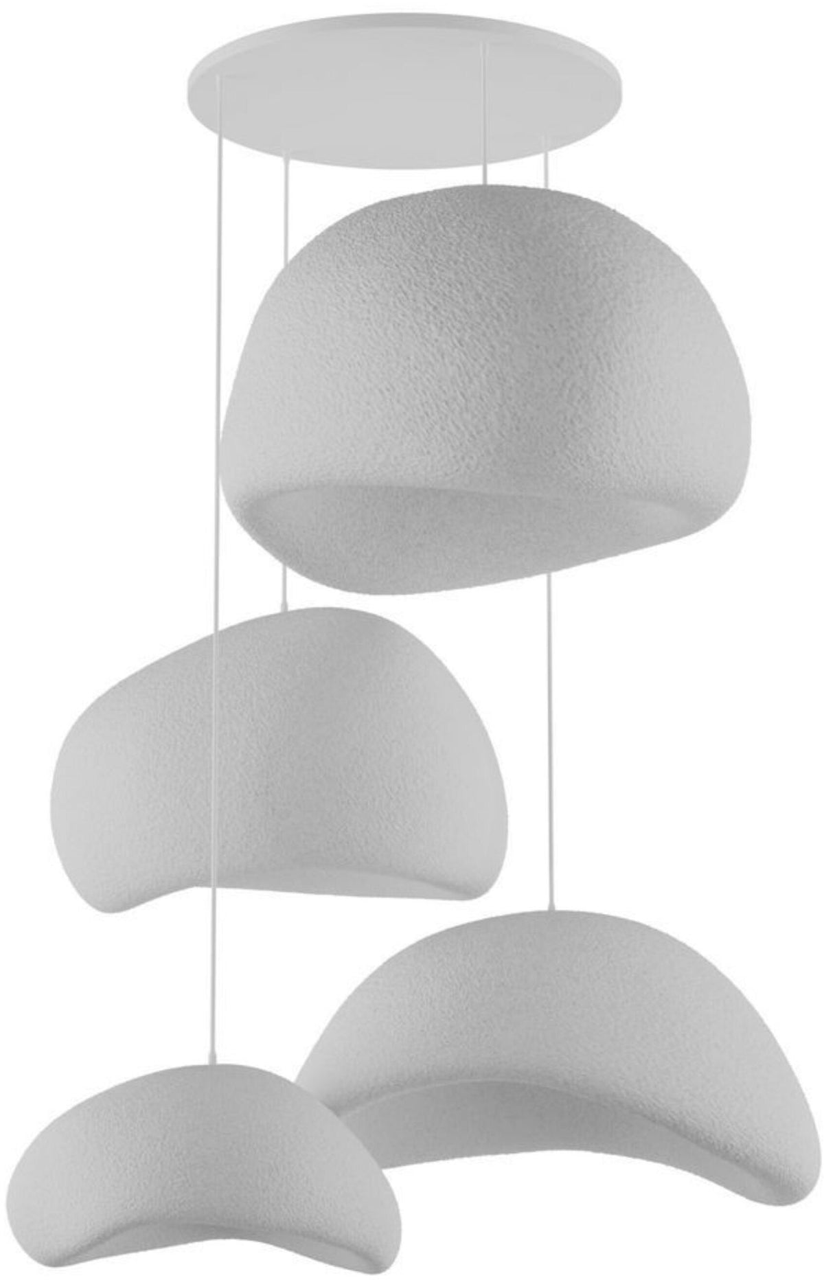 Suspensions en polymère blanc 50x45x120cm Wabi Sabi Sabi Glows - Home Design
