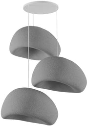 Suspensions en polymère gris 50x45x120cm Wabi Sabi Nami - Home Design