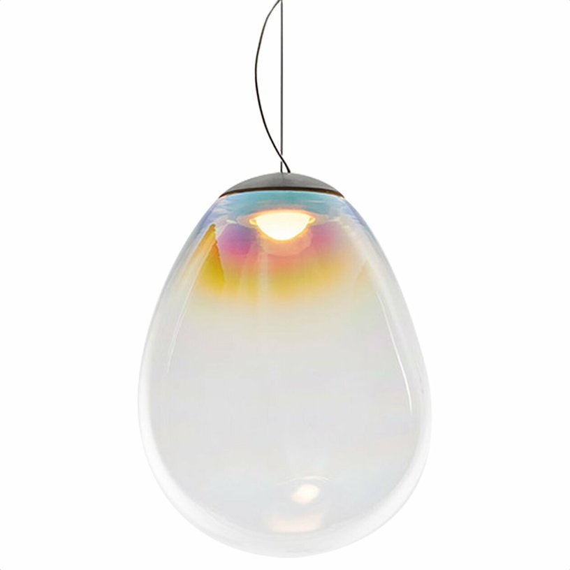Suspensions en verre iridescent 22 cm Stellar Nebula - Artemide - The Cool Republic