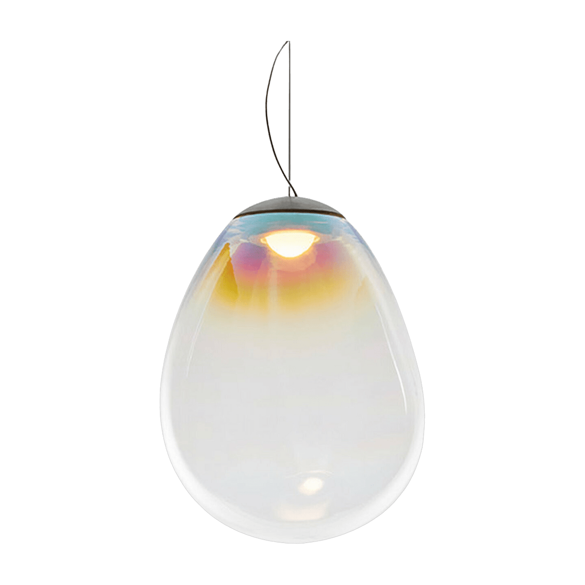 Suspensions en verre iridescent 22 cm Stellar Nebula - Artemide - The Cool Republic