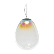 Suspensions en verre iridescent 22 cm Stellar Nebula - Artemide - The Cool Republic