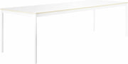 Table 140 cm blanche et bois piétement blanc Base - Muuto - The Cool Republic