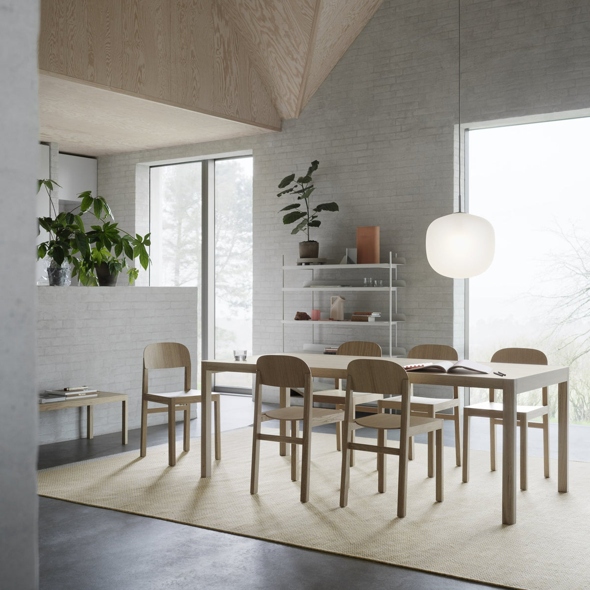 Table 140 cm chêne naturel Workshop - Muuto - The Cool Republic