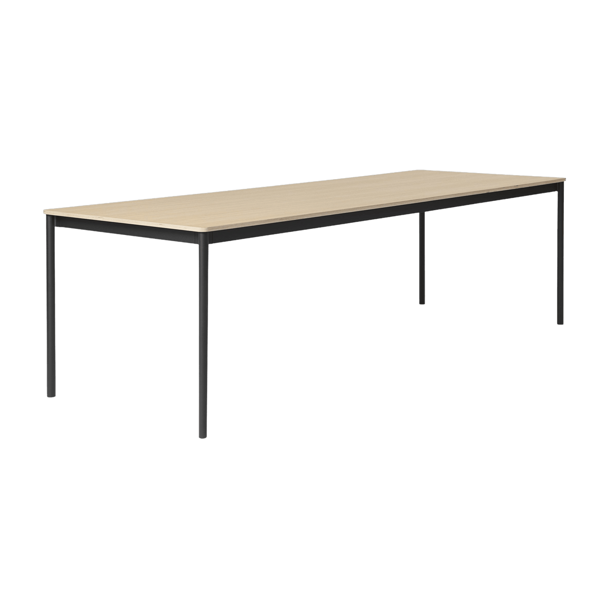 Table 190 cm en chêne piétement noir Base - Muuto - The Cool Republic