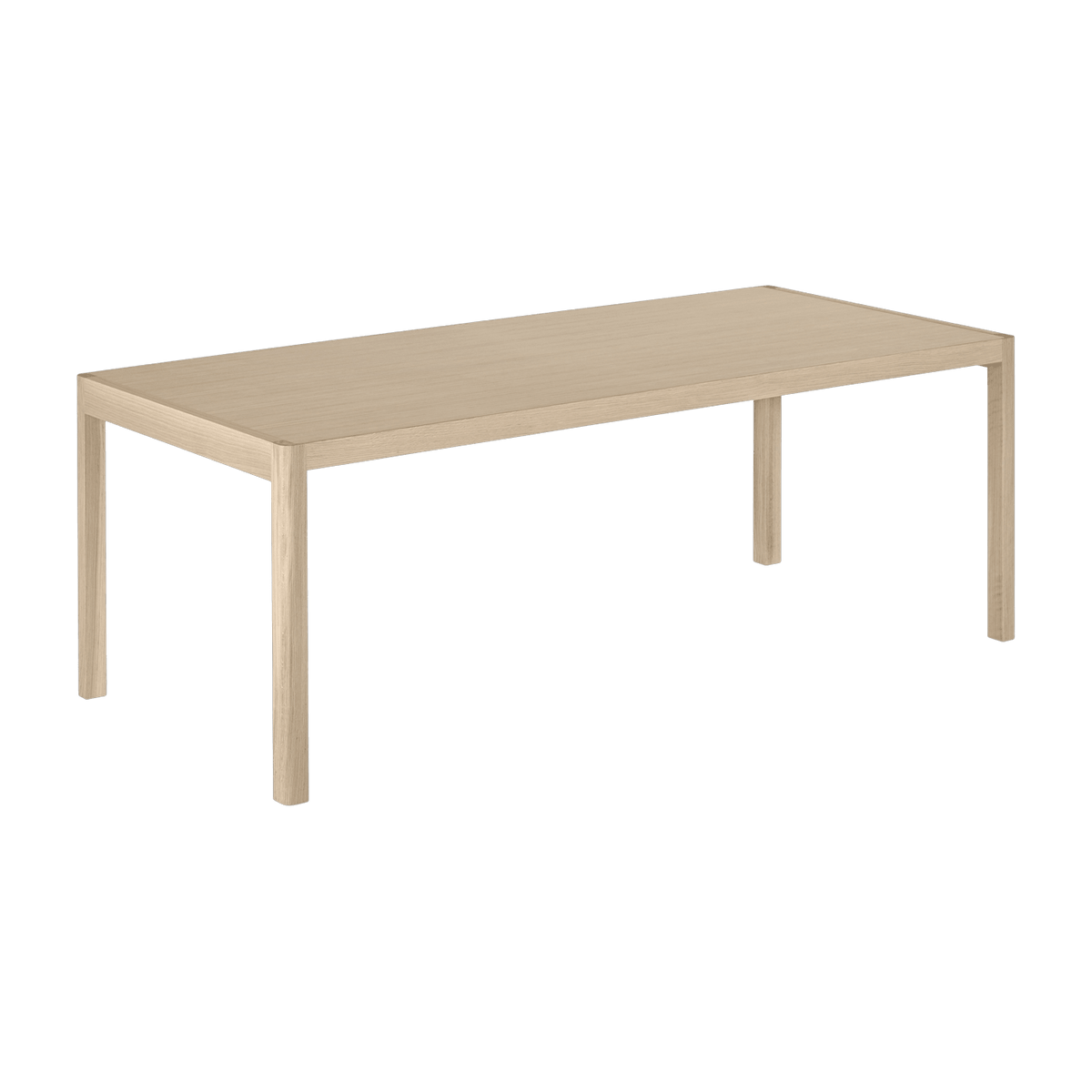 Table 200 cm chêne naturel Workshop - Muuto - The Cool Republic