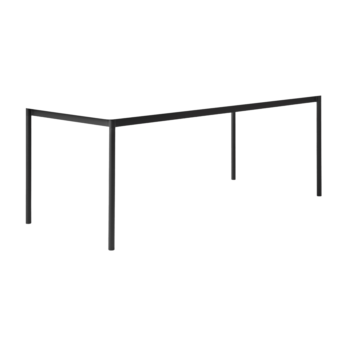Table 250 cm blanche piétement noir Base - Muuto - The Cool Republic