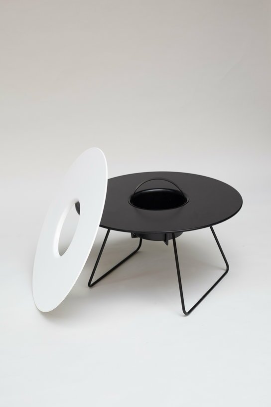 Table à cocktail ronde en acier noir 75 cm N'ice - Cools Collection - The Cool Republic