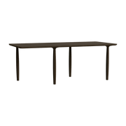 Table à dîner en chêne fumé 95 x 200 cm Oku - NORR11 - The Cool Republic