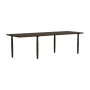 Smoked oak dining table 95 x 250 cm Oku - NORR11 - The Cool Republic