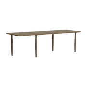 Light smoked oak dining table 95 x 250 cm Oku - NORR11 - The Cool Republic
