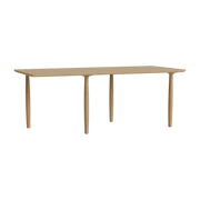 Table à dîner en chêne naturel 95 x 200cm Oku - NORR11 - The Cool Republic
