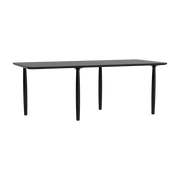Table à dîner en chêne noir 95 x 200 cm Oku - NORR11 - The Cool Republic