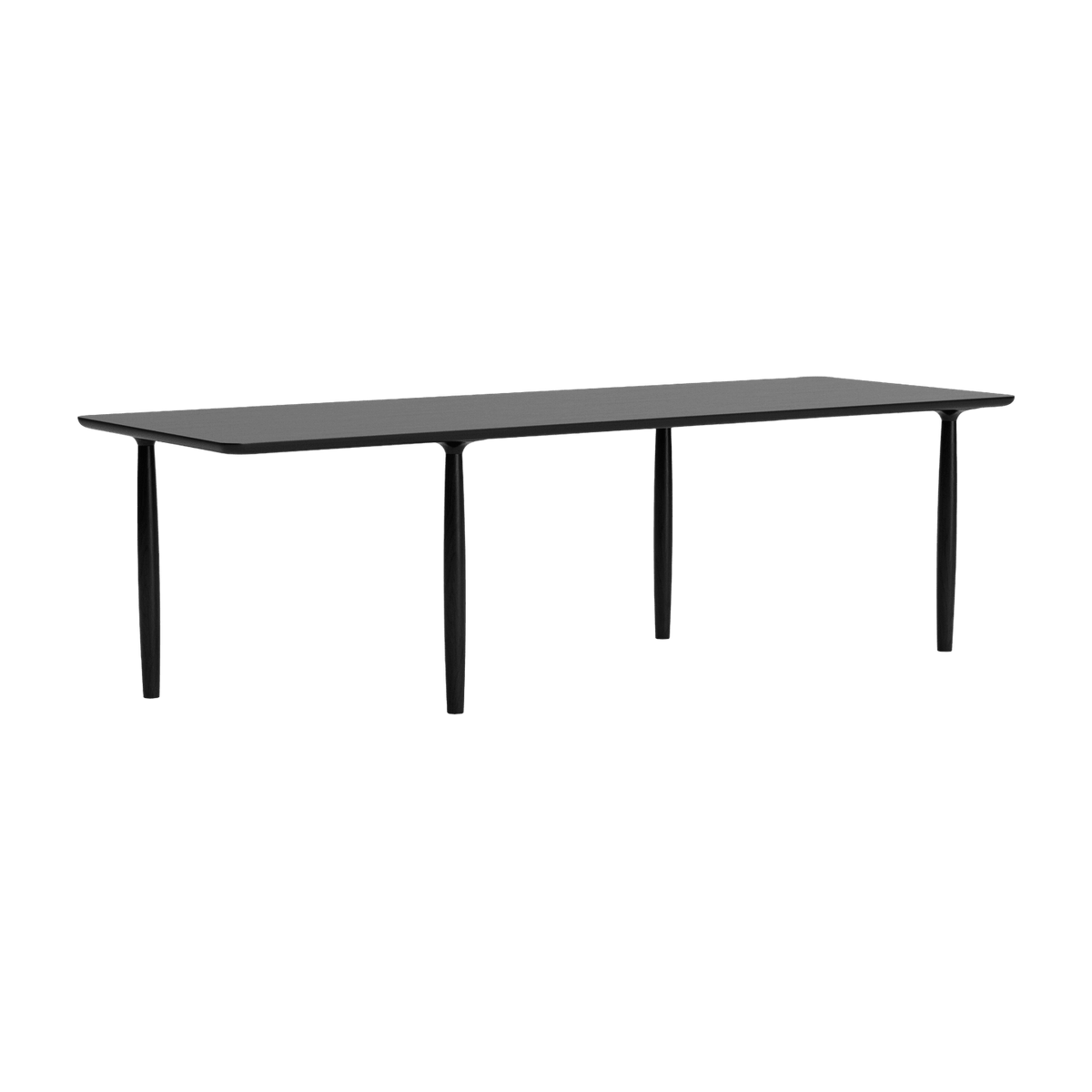 Table à dîner en chêne noir 95 x 250 cm Oku - NORR11 - The Cool Republic