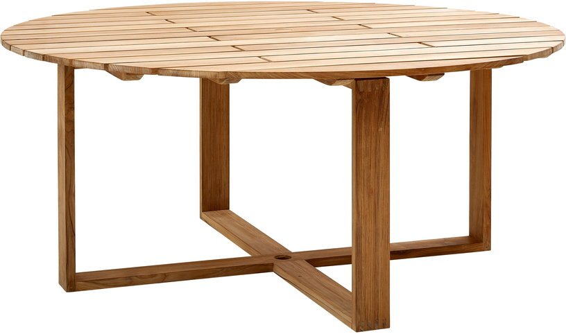 Table à manger 170 cm en teck Endless - Cane - Line - The Cool Republic