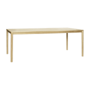 Table à manger 200 x 100 cm en chêne naturel - Hübsch - The Cool Republic