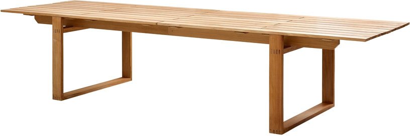 Table à manger 332 x 100 en teck Endless - Cane - Line - The Cool Republic
