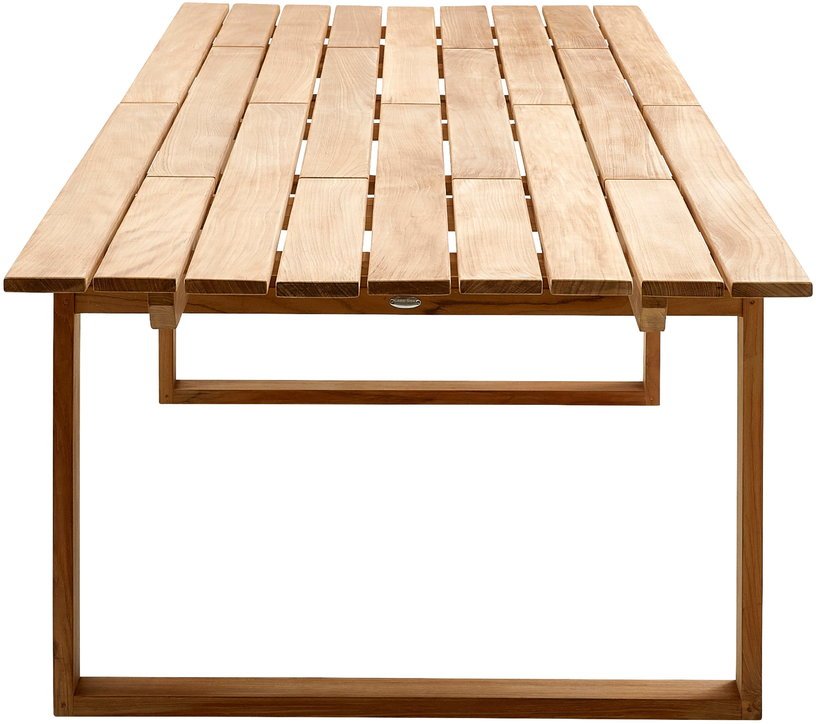 Table à manger 332 x 100 en teck Endless - Cane - Line - The Cool Republic