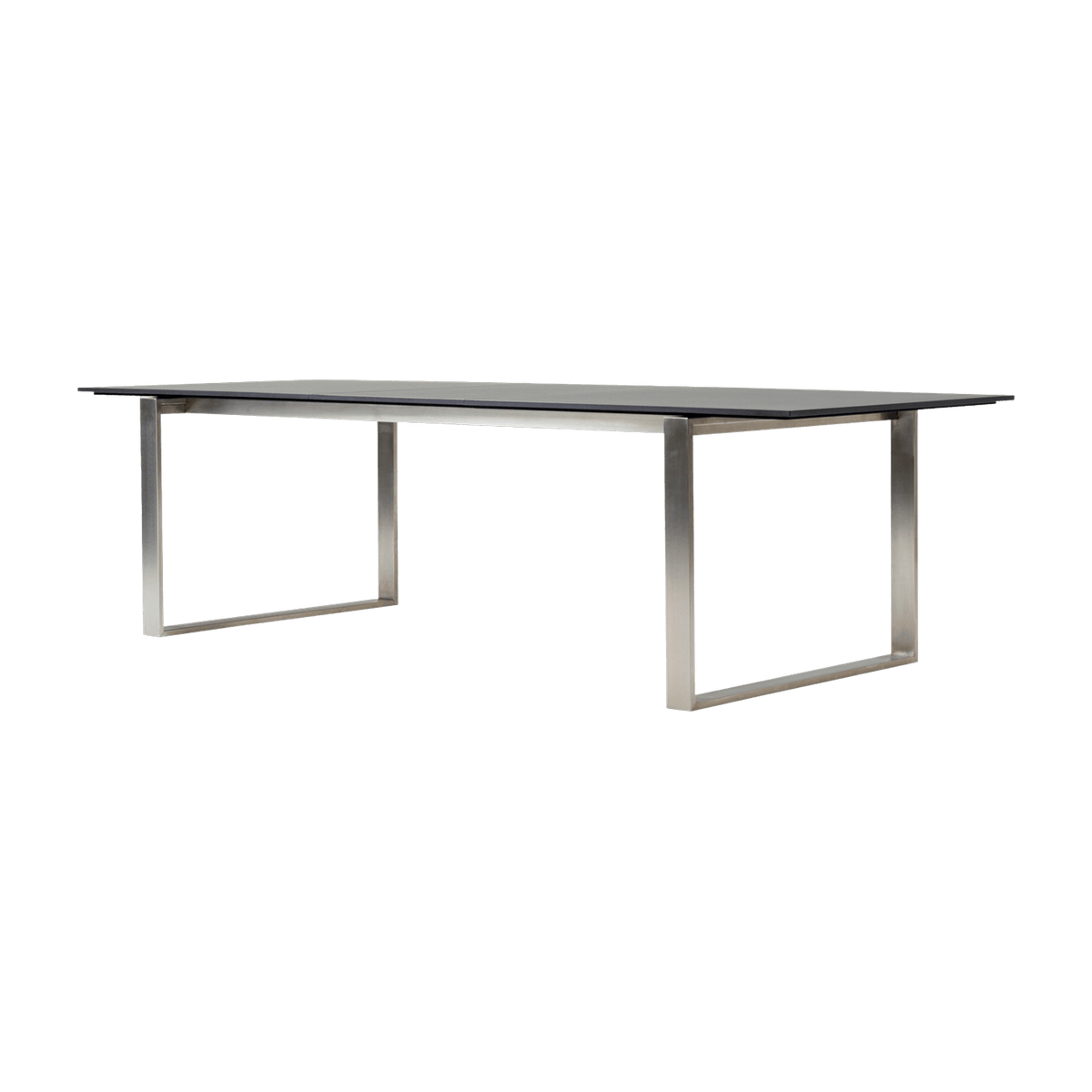 Table à manger avec extension en acier et céramique 330x100cm Edge - Cane-Line - The Cool Republic