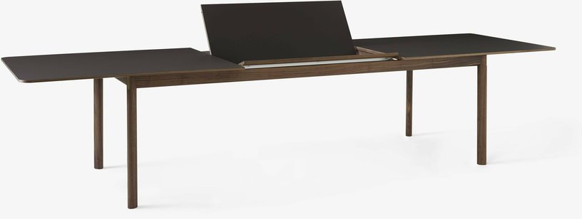 Table à manger avec rallonge en chêne blanchi stratifié Fenix 180 à 280 cm Patch HW1 - &Tradition - The Cool Republic