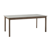 Table à manger avec rallonge en chêne fumé gris stratifié Fenix 180 à 280 cm Patch HW1 - &Tradition - The Cool Republic