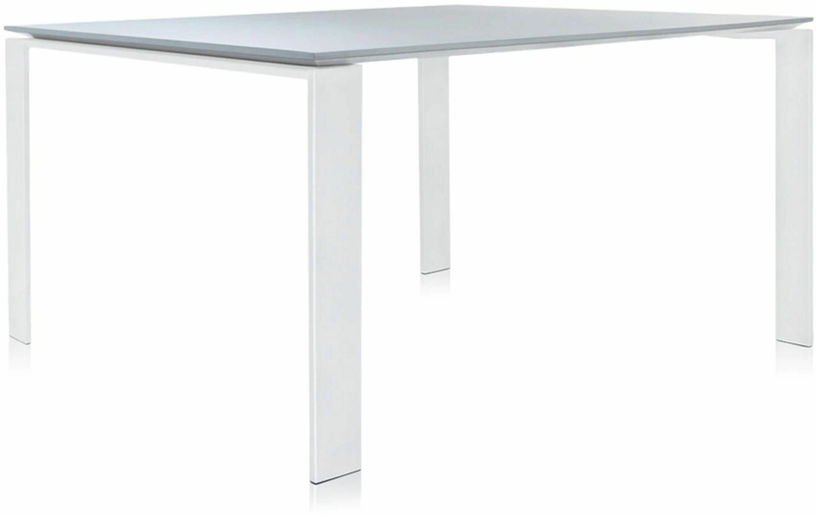 Table à manger blanc 128x128 Four tavolo - Kartell - The Cool Republic