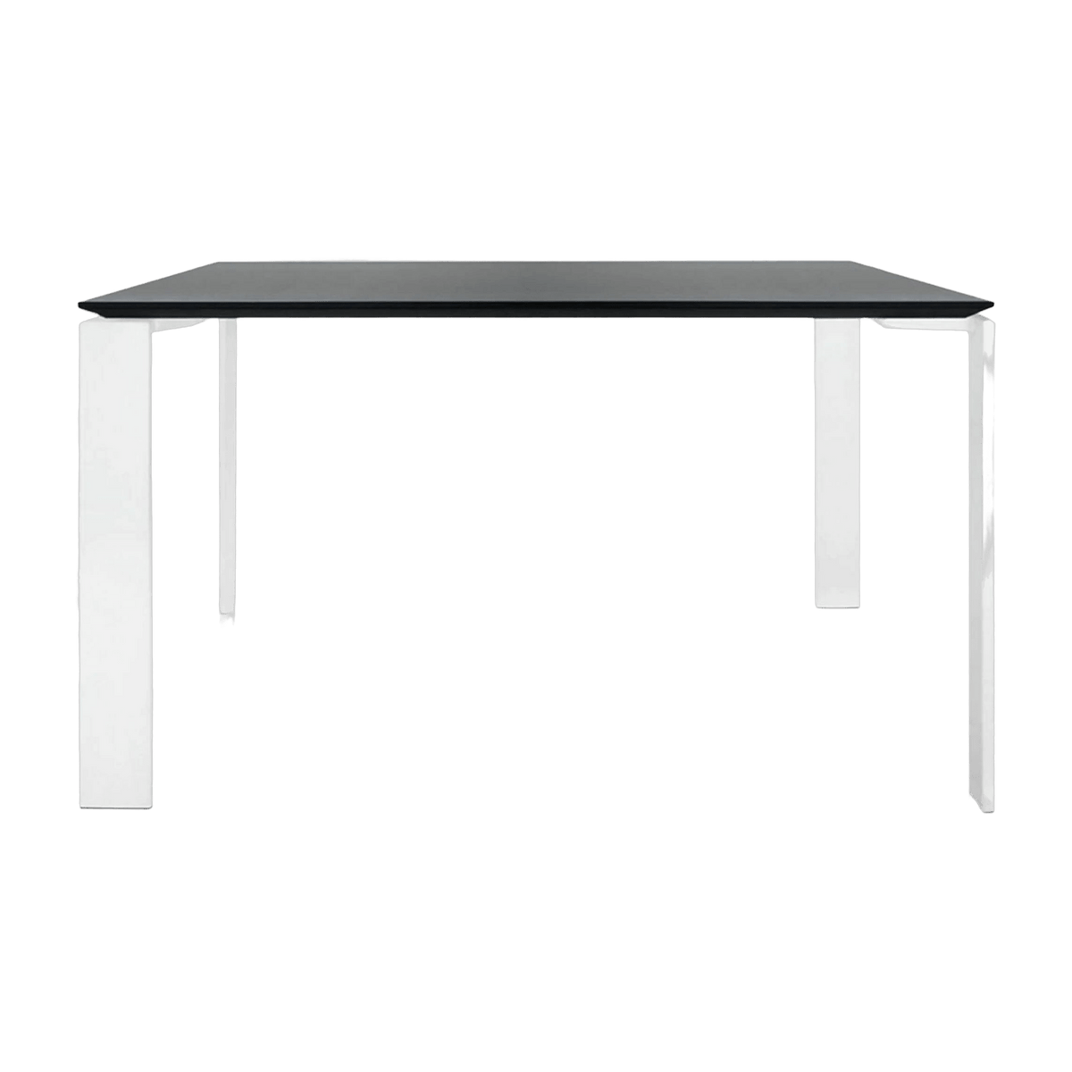 Table à manger blanc et noir 128x128 Four tavolo - Kartell - The Cool Republic