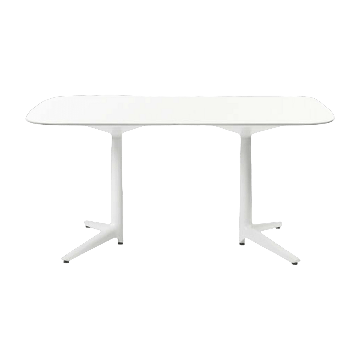 Table à manger blanche 158x90 Multiplo - Kartell - The Cool Republic