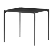 Table à manger carrée en acier noir 80 x 80 cm Novo - Aytm - The Cool Republic