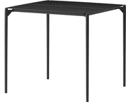 Table à manger carrée en acier noir 80 x 80 cm Novo - Aytm - The Cool Republic