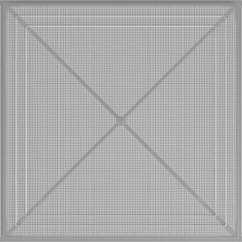 Table à manger de jardin blanc mat 90x90 cm Tropique - Gubi - The Cool Republic