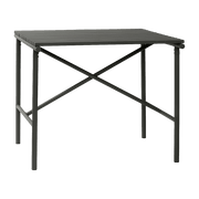 Table à manger de jardin carrée en métal noire - Hübsch - The Cool Republic