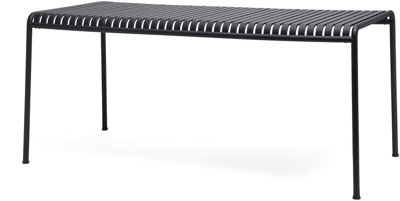 Table à manger d'extérieur en métal anthracite 170x90cm Palissade - HAY - The Cool Republic