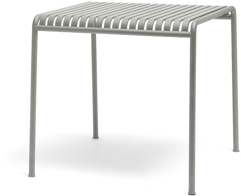 Table à manger d'extérieur en métal gris 82,5x90cm Palissade - HAY - The Cool Republic